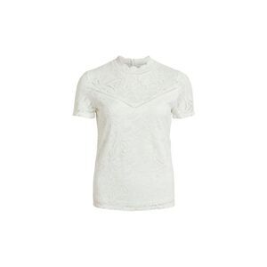 Vila Clothes Cream Polyamide Women's T-Shirt